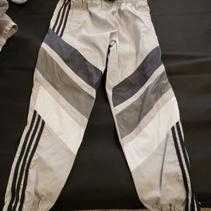 Adidas sweatpants grey/white/black